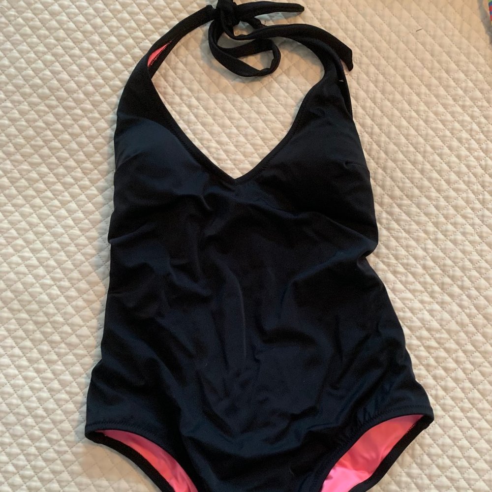 PINK Victoria's Secret Black One Piece Size S